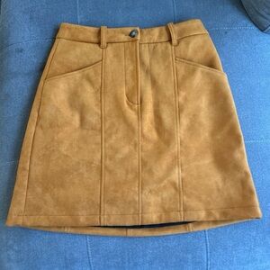 French Connection Camel Mini Skirt